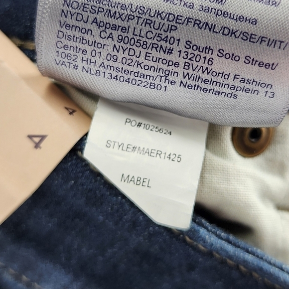 NYDJ NWT Marilyn Straight Jean Mabel 4 - Picture 14 of 14
